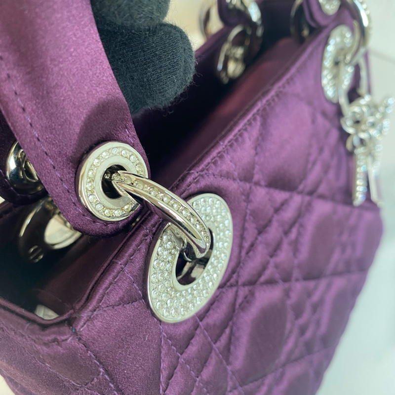 Dior 三格絲絹戴妃包-16