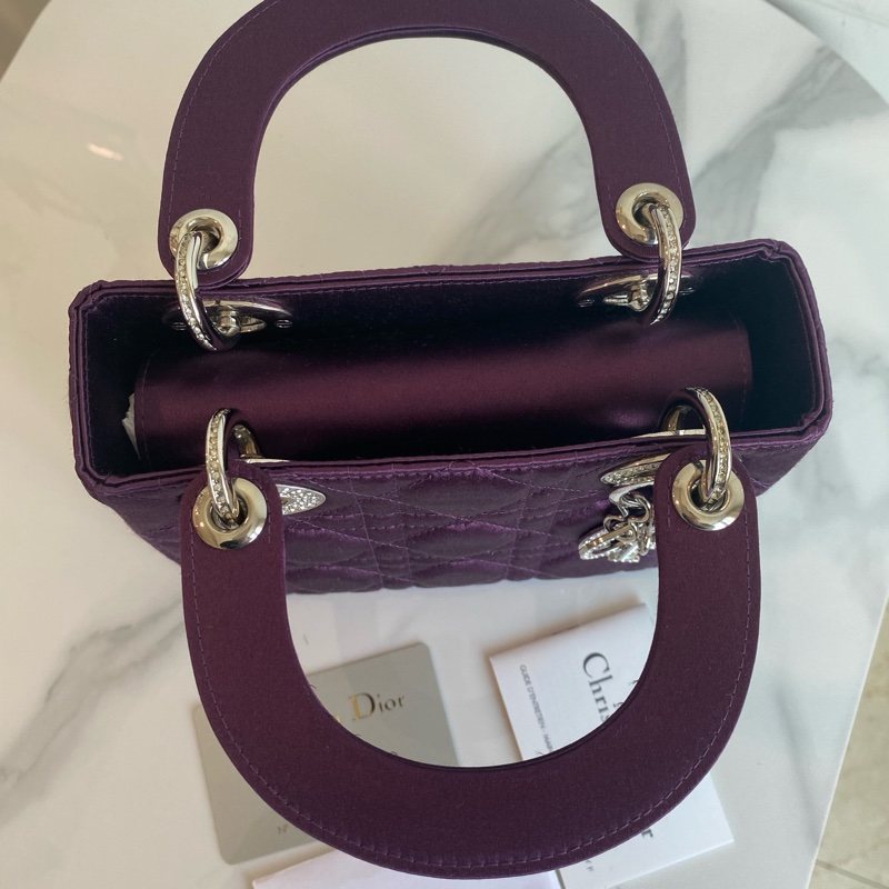 Dior 三格絲絹戴妃包-17