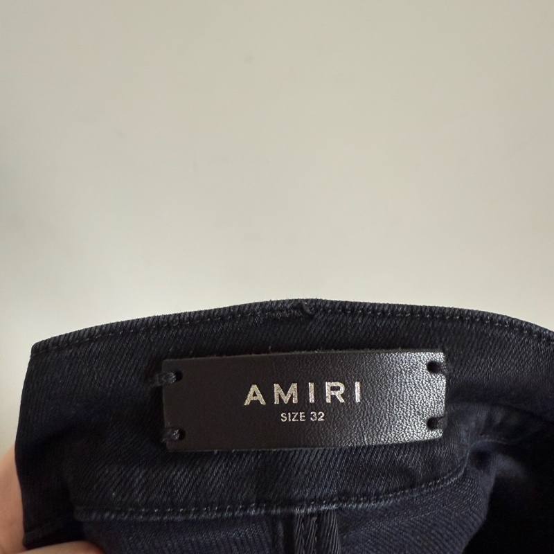 Amiri 破壞拼皮牛仔褲-1
