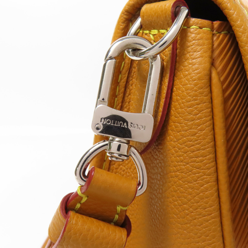LOUIS VUITTON Epi Buci銀扣肩背袋-11