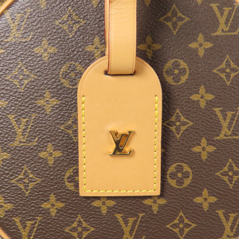 LOUIS VUITTON Monogram Petite Boite Chapeau金扣手挽肩背兩用袋-13