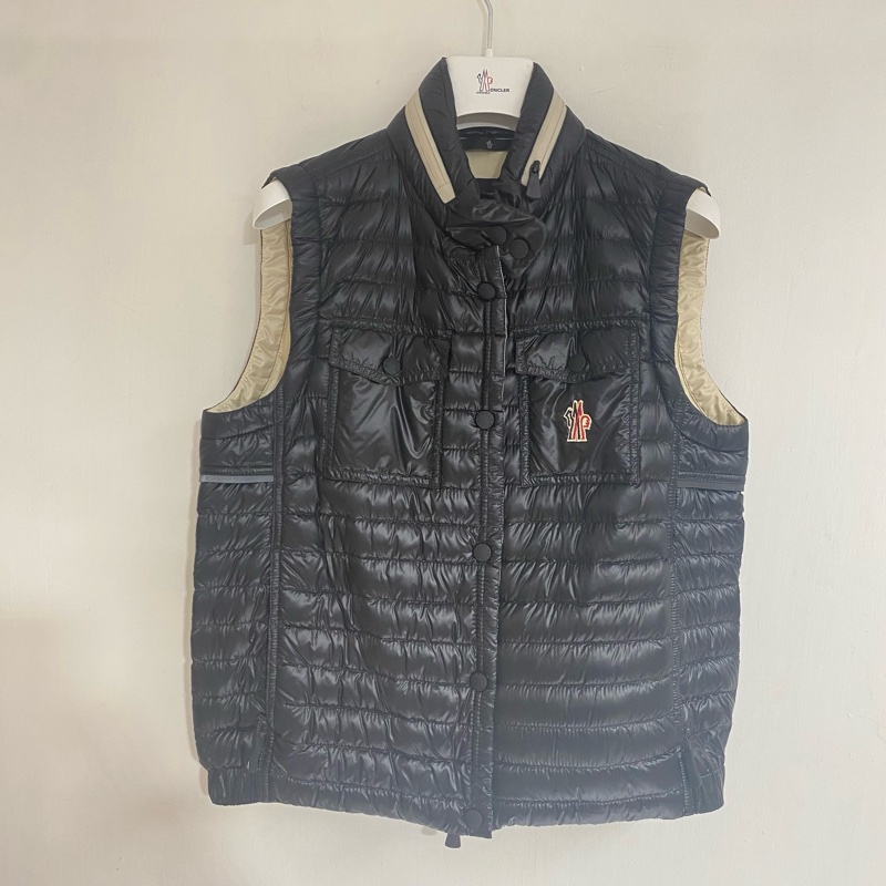 促銷品 Moncler -Gumiane Vest Down Gilet 羽絨馬甲 黑色 米白色-0