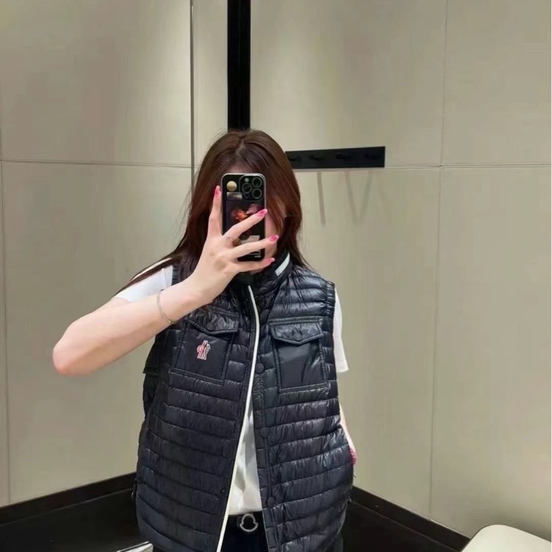 促銷品 Moncler -Gumiane Vest Down Gilet 羽絨馬甲 黑色 米白色-4