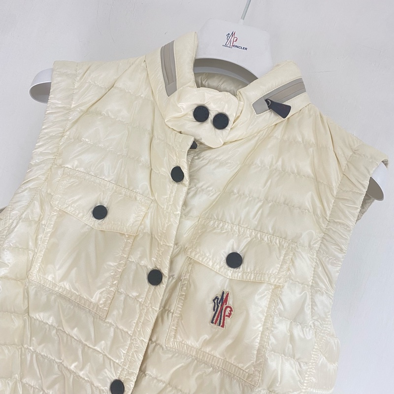 促銷品 Moncler -Gumiane Vest Down Gilet 羽絨馬甲 黑色 米白色-5