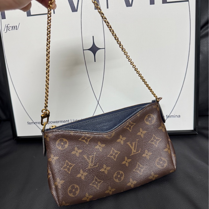 【現貨】Lv 老花hobo-1