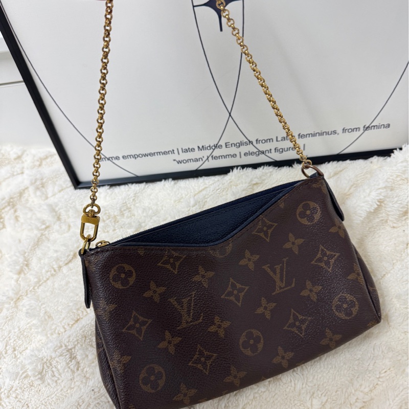 【現貨】Lv 老花hobo-3