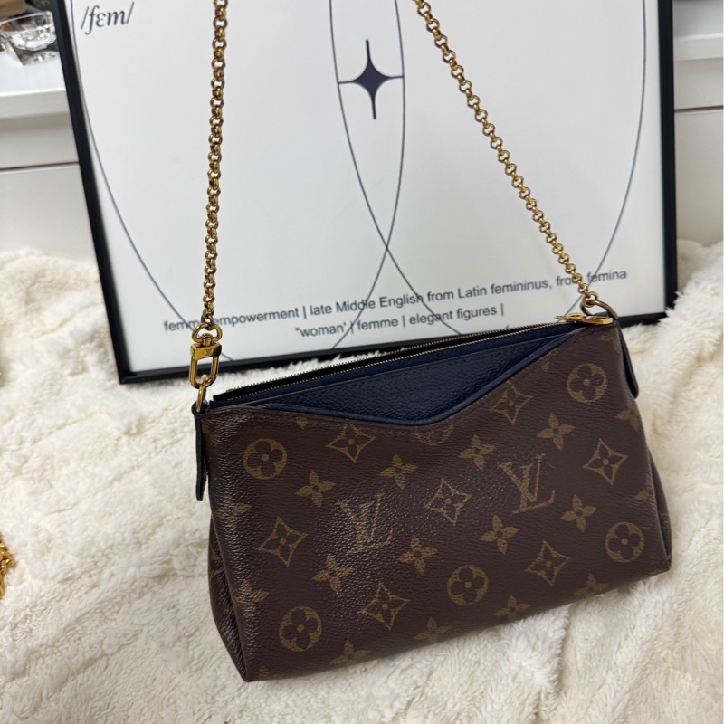 【現貨】Lv 老花hobo-19