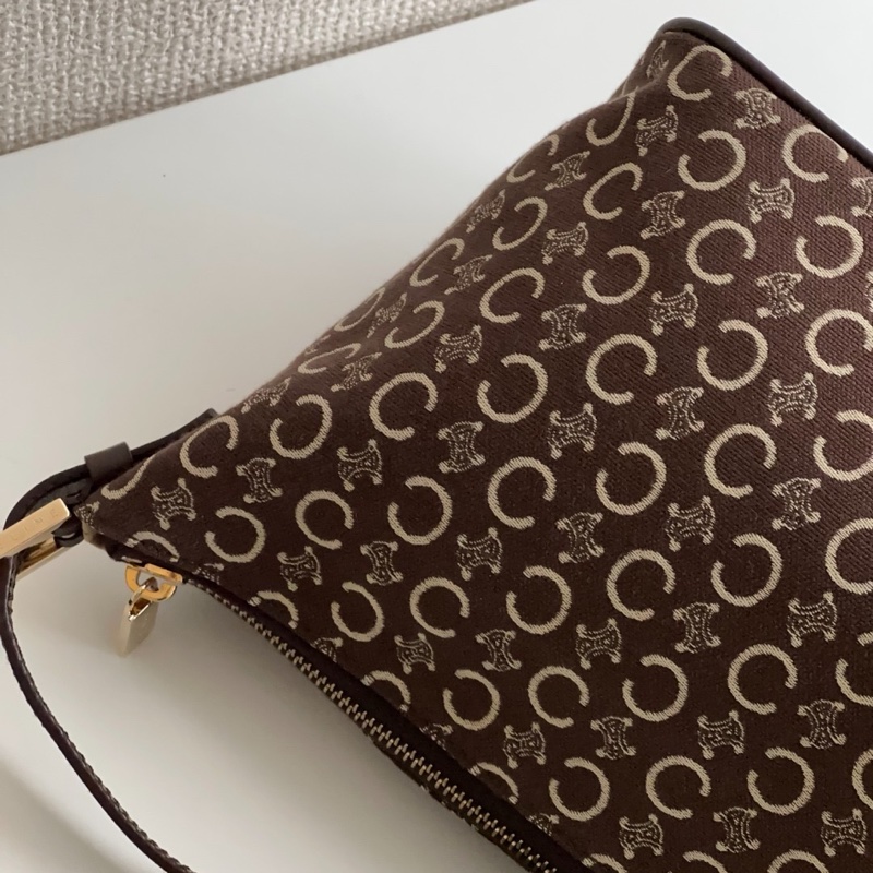 CELINE 老花 帆布 單肩包-2