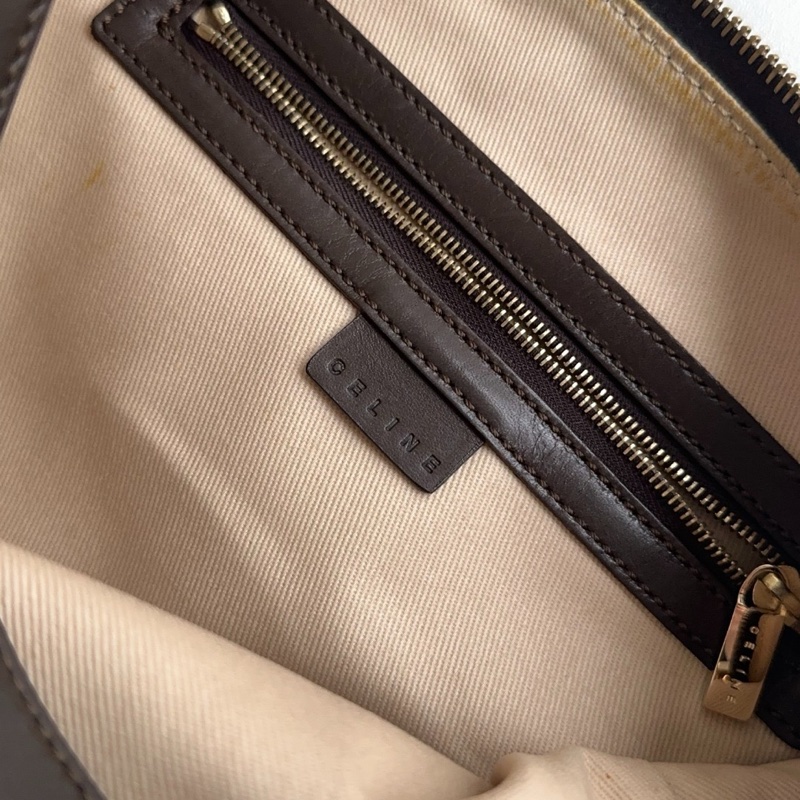 CELINE 老花 帆布 單肩包-4