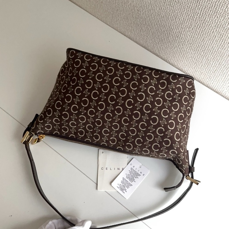 CELINE 老花 帆布 單肩包-6