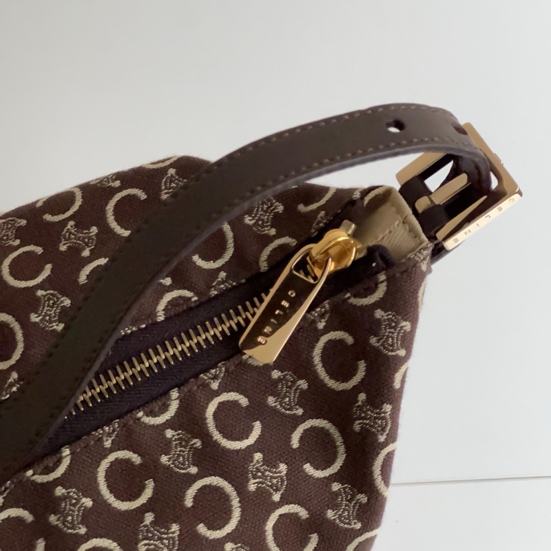 CELINE 老花 帆布 單肩包-9