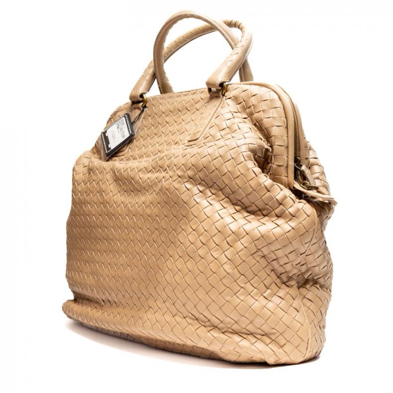 BOTTEGA VENETA(葆蝶家) BV  Hobo 手提包粉色  45cm-2