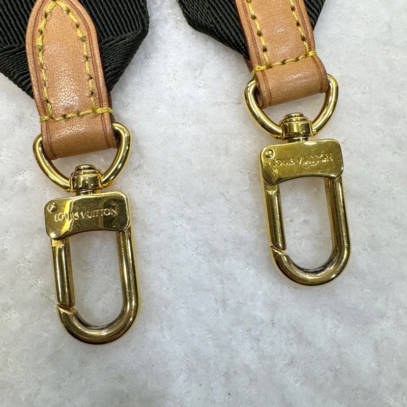 路易威登五合一麻將包LV原花綠背帶Pochette麻將包M44813-29