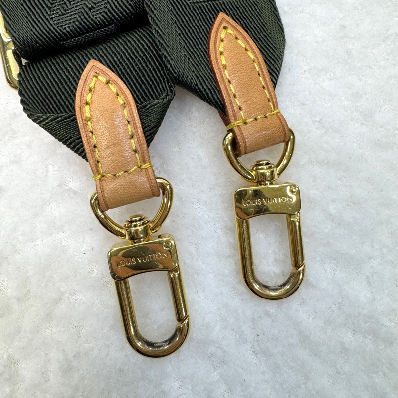 路易威登五合一麻將包LV原花綠背帶Pochette麻將包M44813-30