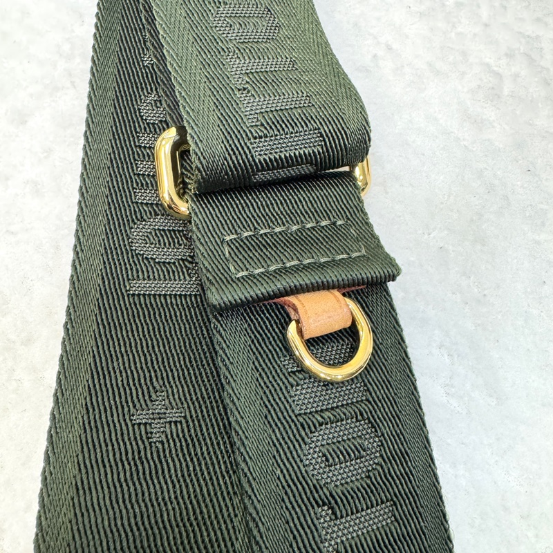 路易威登五合一麻將包LV原花綠背帶Pochette麻將包M44813-31