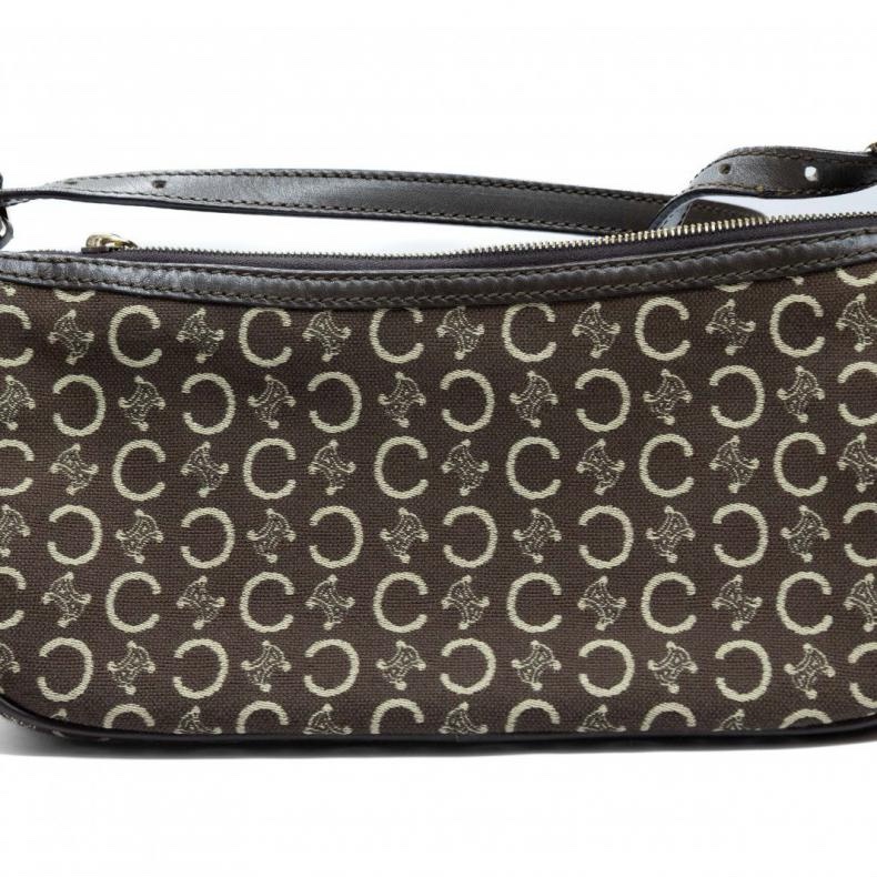CELINE(思琳) 中古 小馬鞍 綠色-3