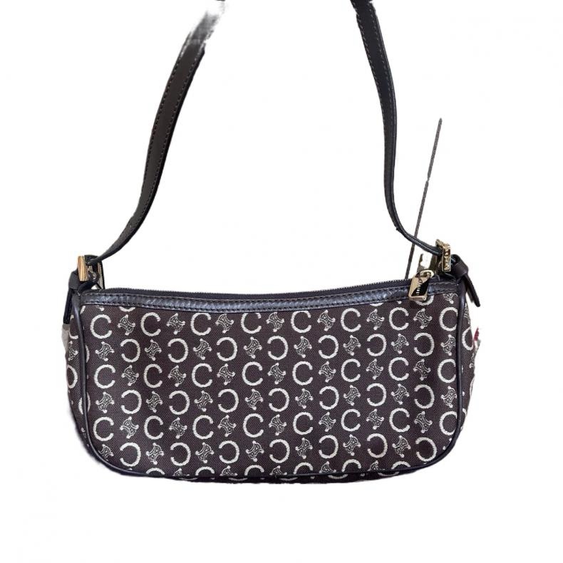CELINE(思琳) 中古 小馬鞍 綠色-4