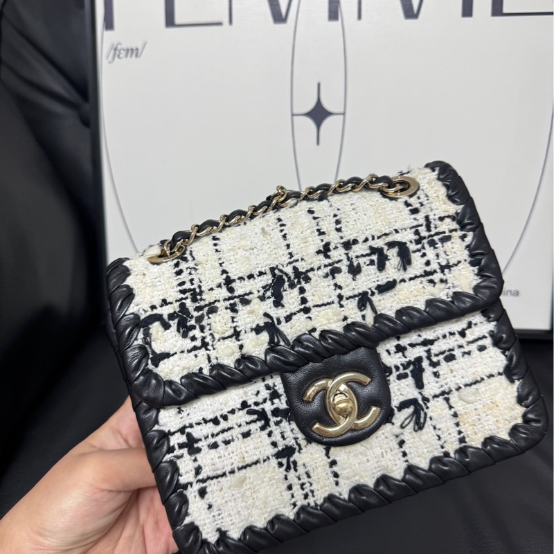 【現貨】Chanel 季節款毛毛編織 bag-2
