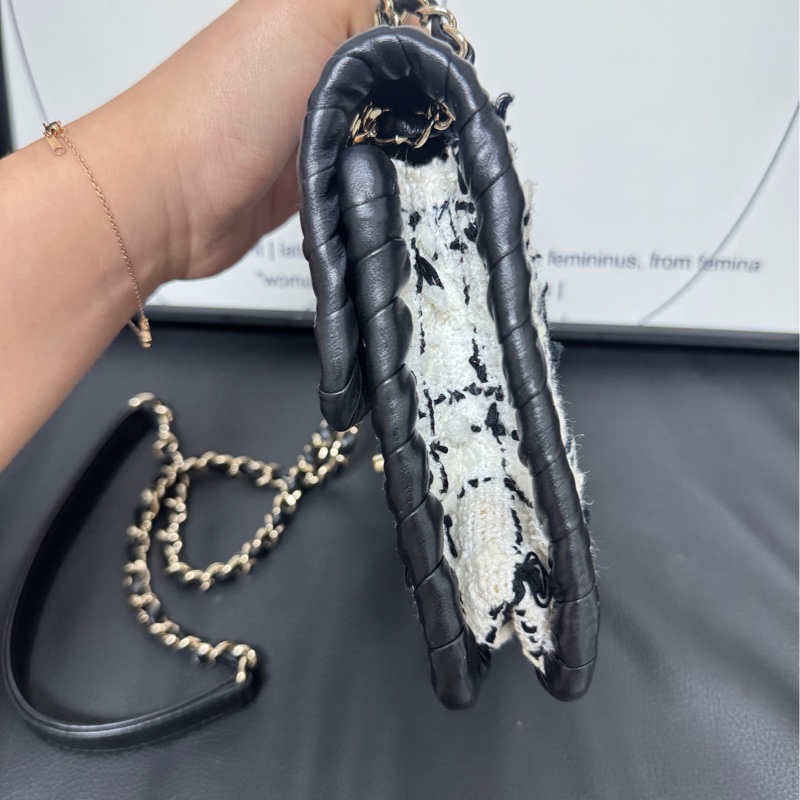 【現貨】Chanel 季節款毛毛編織 bag-5
