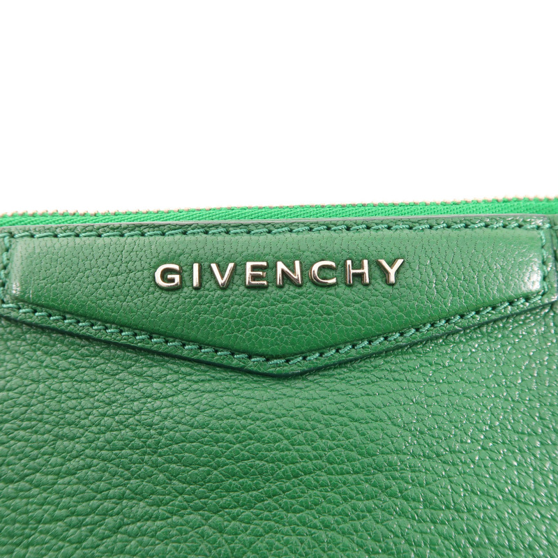 GIVENCHY 【激減優惠】牛皮皮革Clutch銀扣手拿包-7