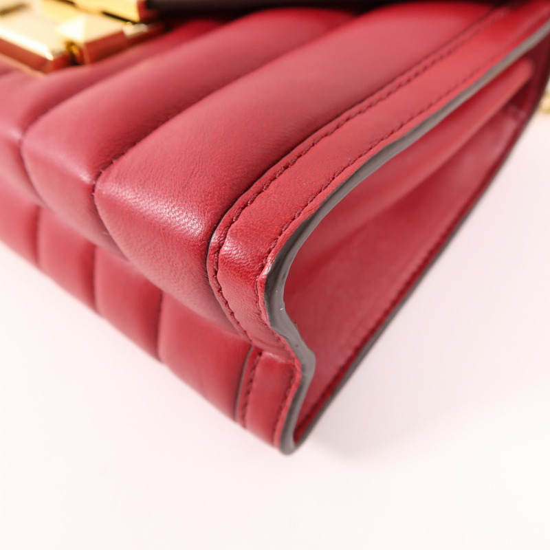 Michael Kors 羊皮皮革Shoulder Bag金扣鏈帶肩背袋-9