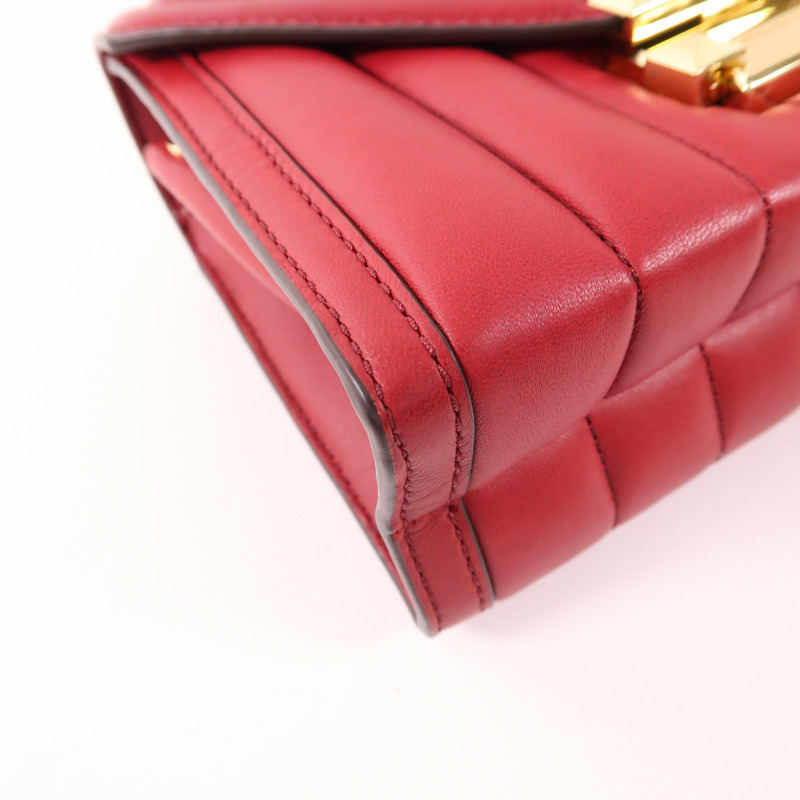 Michael Kors 羊皮皮革Shoulder Bag金扣鏈帶肩背袋-10