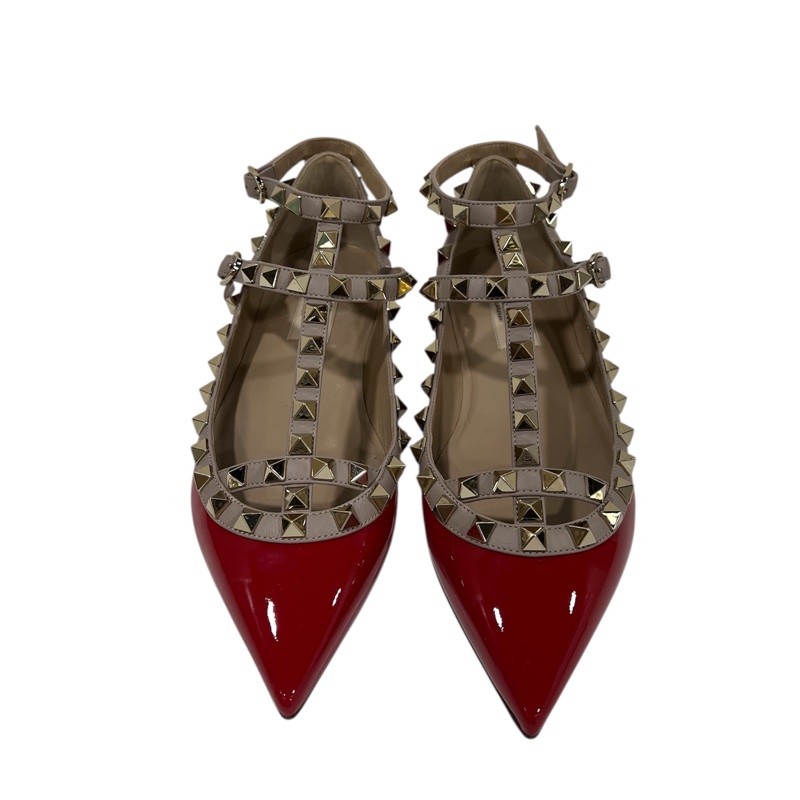 全新Valentino ROCKSTUD FLAT SHOES柳釘鞋-8