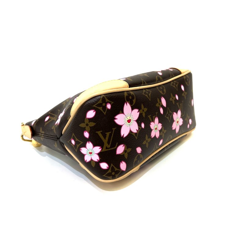 LV 原花金釦Boulogne PM肩斜背包M13625-5