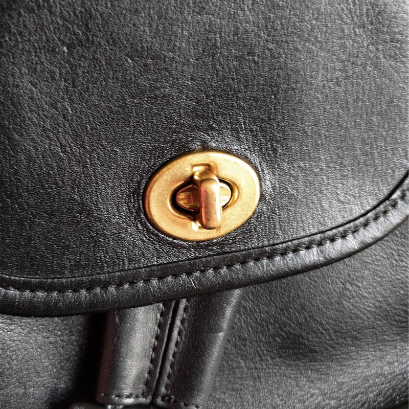 美製老品 #COACH 黑色後背包 / 美式 / 古典 / 優雅 / 老包 / 老靈魂 / VTG / MINI-5