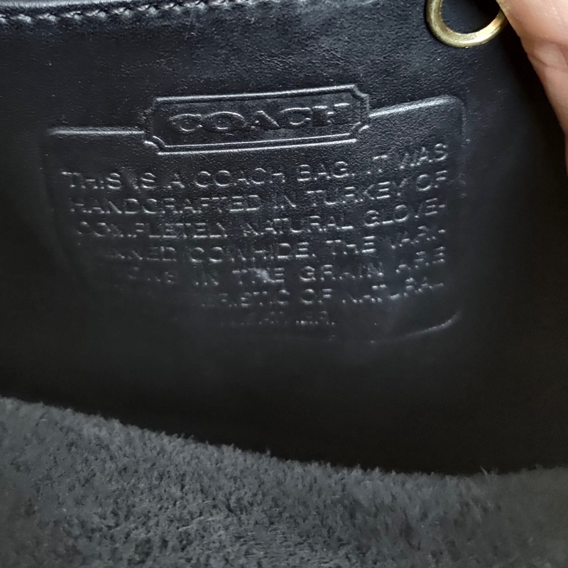 美製老品 #COACH 黑色後背包 / 美式 / 古典 / 優雅 / 老包 / 老靈魂 / VTG / MINI-7