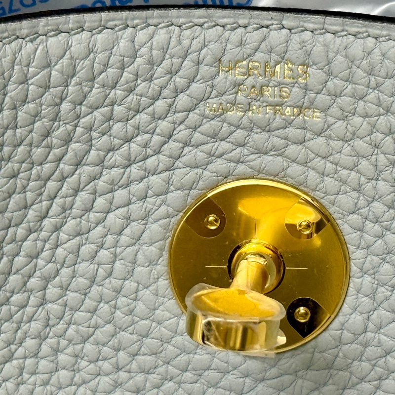 Hermès 愛瑪仕Lindy26包- K印2025年- 冰川藍（淺灰藍色）-1