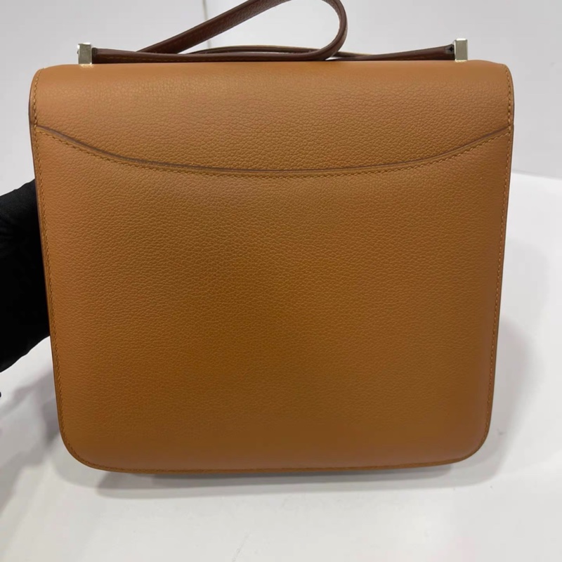 愛馬仕 Hermes 2002 - 20系列 單肩包 C刻 五金膜在 金棕銀扣-2