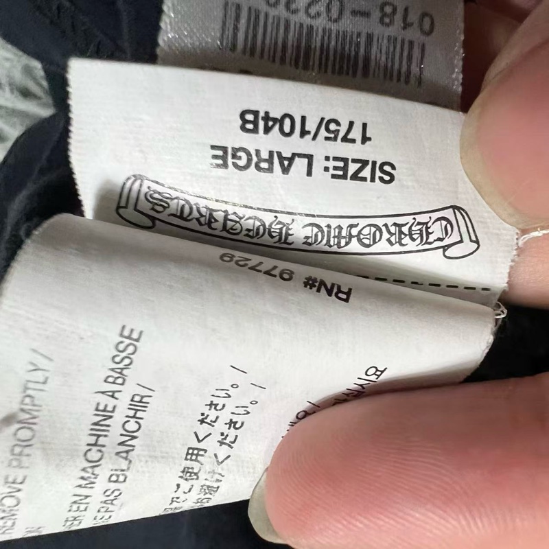 Chrome Hearts 克羅心 梵文 黑色短袖 粉字短袖-3