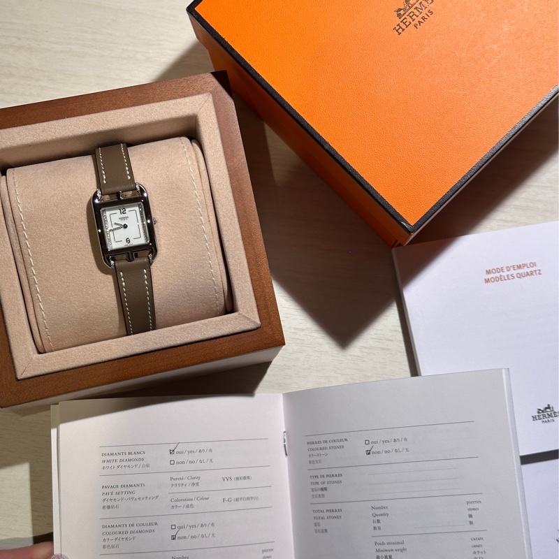 Hermès Cape Cod 鑲鑽女錶 CC1.331-14