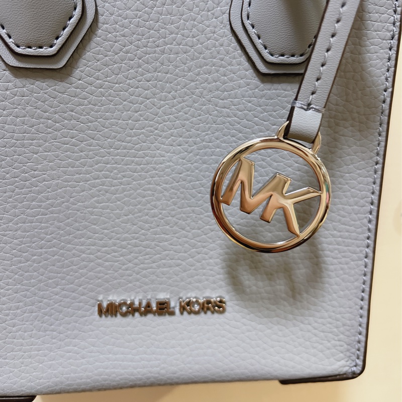 MICHAEL KORS MK MERCER 荔枝皮琴譜包 天空藍-15
