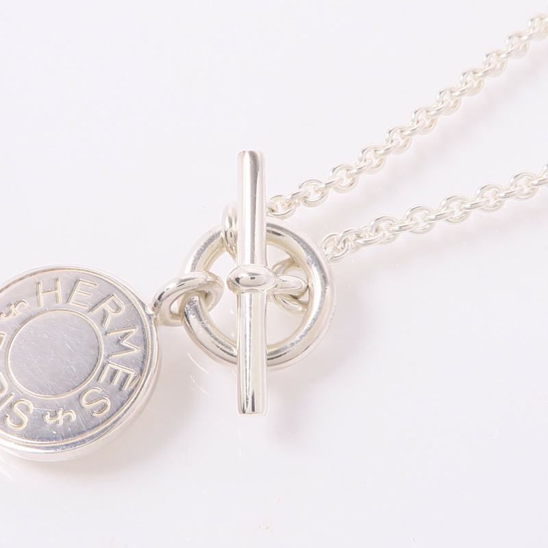 HERMES 925純銀Necklace項鍊-4