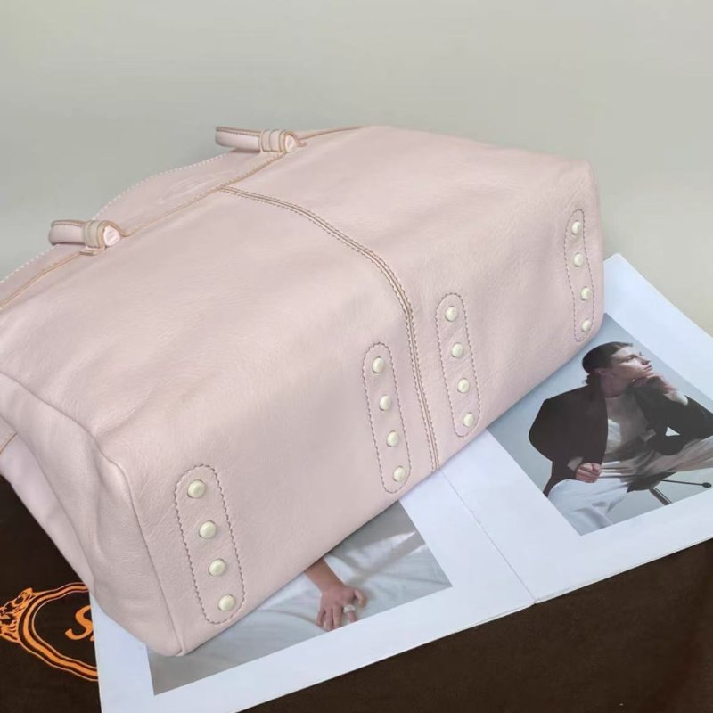 ✨TODS 櫻花粉色tote托特包 35*13*23cm  98新配件塵袋-3
