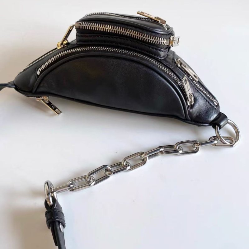 alexander wang 迷你腰包20*9cm 98新配件塵袋-4