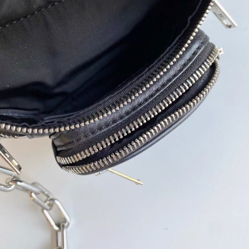 alexander wang 迷你腰包20*9cm 98新配件塵袋-7