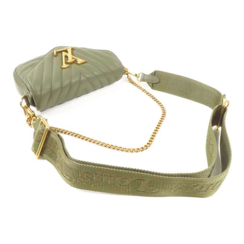 LOUIS VUITTON 牛皮皮革New Wave Multi Pochette金扣手挽肩背兩用袋-12