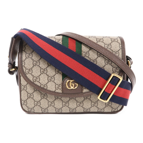 GUCCI 塗層帆布Ophidia GG肩背袋