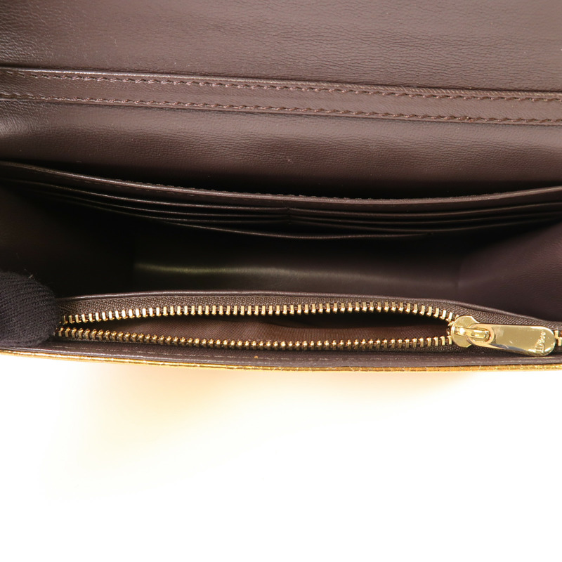 Dior 皮革Chain Shoulder金扣鏈帶肩背袋-5