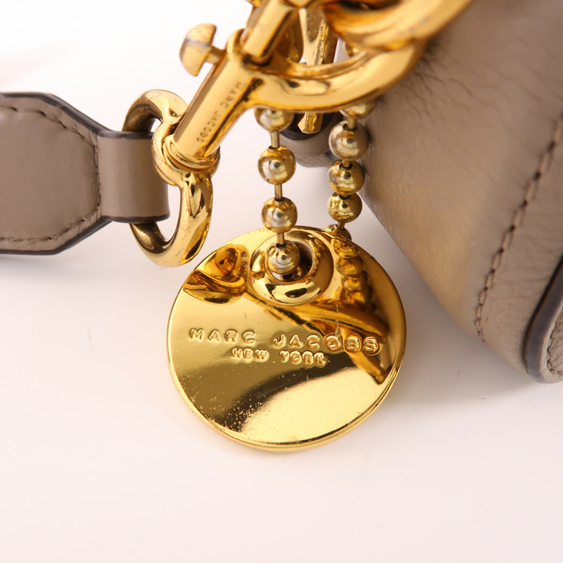 MARC JACOBS 牛皮皮革Shoulder Bag金扣肩背袋-9