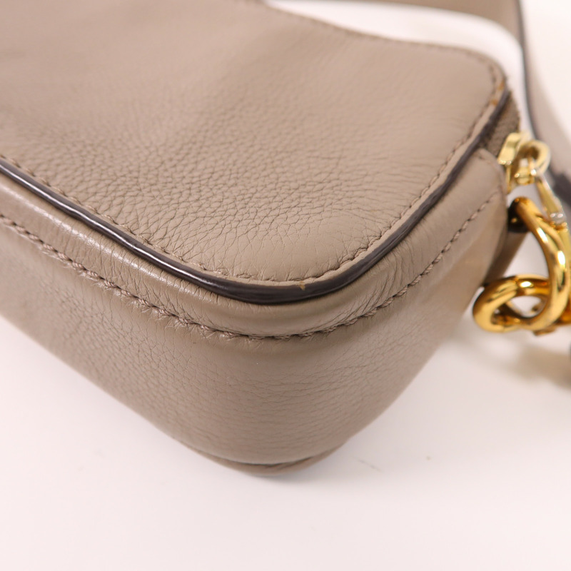 MARC JACOBS 牛皮皮革Shoulder Bag金扣肩背袋-10