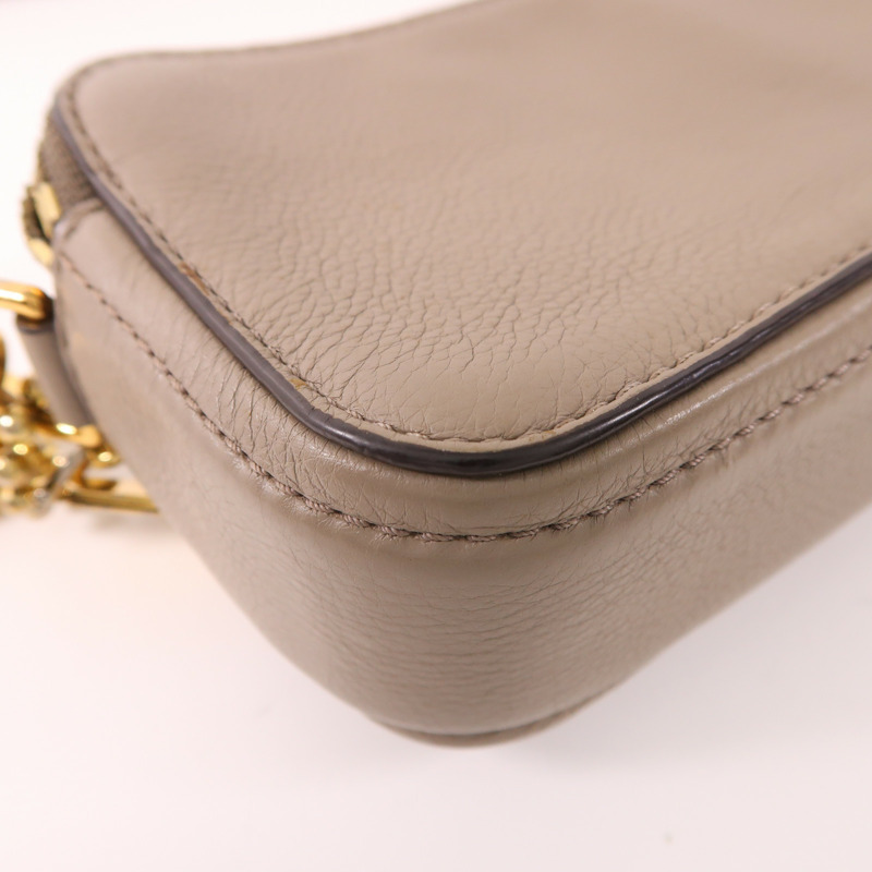 MARC JACOBS 牛皮皮革Shoulder Bag金扣肩背袋-11