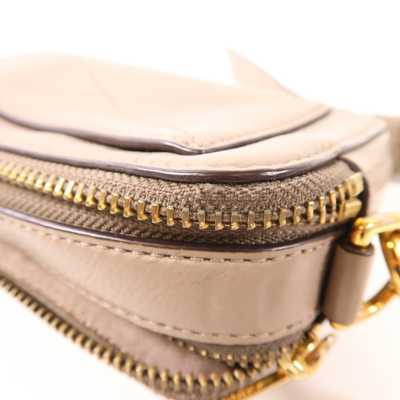 MARC JACOBS 牛皮皮革Shoulder Bag金扣肩背袋-16