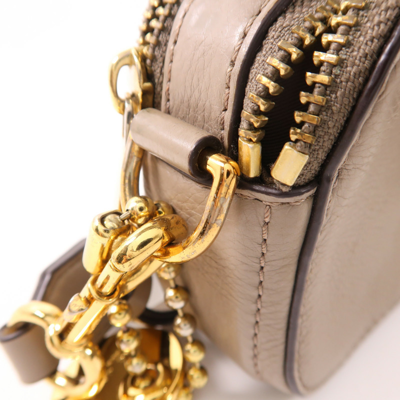 MARC JACOBS 牛皮皮革Shoulder Bag金扣肩背袋-17