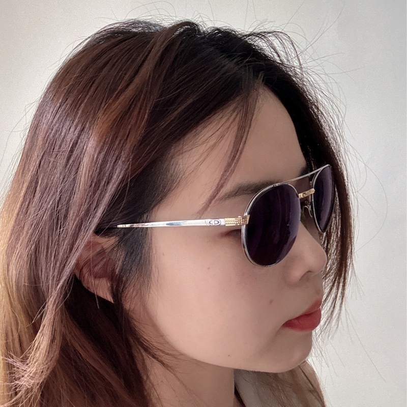 Christian Dior 黑色墨鏡 太陽眼鏡 金屬框-1