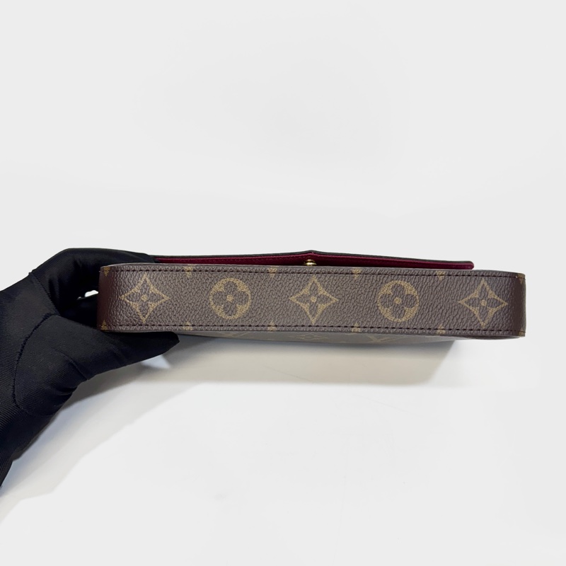 LV原花信封式下蓋Felicie Pochette三合一鍊包M81896-4