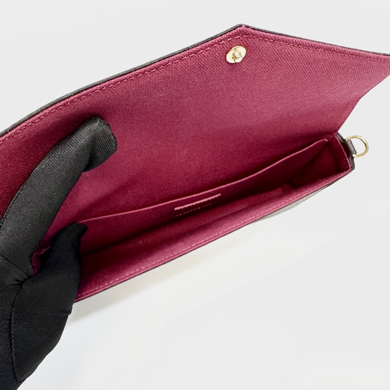 LV原花信封式下蓋Felicie Pochette三合一鍊包M81896-6